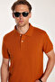 Men's Slim Fit Slim Fit 100% Cotton Tile Polo Neck T-Shirt - 2