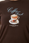 Women's Brown Printed Knitted T-Shirt Ub00388 - 5