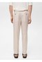 Regular fit keten pantolon - 4