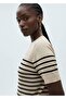 Striped short-sleeved sweater - 8