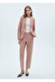 Straight-Cut Fabric Trousers - 2