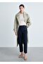 Straight Cut Trousers with Jewelled Buttons - 2