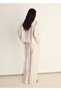 Straight Leg Linen Pants, Pleated - 4