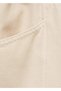 Paperbag Shorts with Curled Hem and Belt - 5