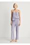Cotton Striped Woven Seersucker Fabric Pants - 2