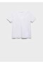 V-neck cotton t-shirt - 3
