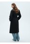 Oversize Long Double Button Trench Coat - 4
