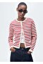 Striped Knitted Cardigan