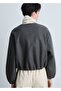 Drawstring Bomber Jacket - 4