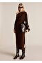 Asymmetrical Dress with Side Gathers - 2