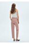 Straight-Cut Fabric Trousers - 4