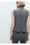 Sleeveless turtleneck blouse - 4