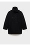 Double-breasted wool coat - 3
