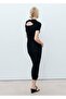 Rib Open Neck Midi Dress - 4