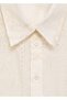 Flower Embroidered Lyocell Shirt - 7