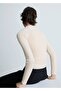 Round neck rib sweater - 4