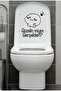 Am I the Beautiful Really |   Toilet Seat Bathroom Wc Sticker 23X27 cm