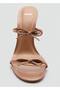 Strappy and Tie Detailed Heel Sandals - 3