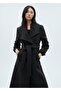 Belted wool coat