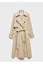 Belted Cotton Trench Coat - 3