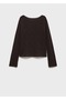 Cotton openwork knit sweater - 3