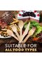Eco-Friendly 140mm Wooden Disposable Forks [50 Pack] - 7