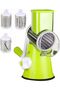 Cheese Grater Manual Rotary Vegetable Slicer Fruit Shredder Meat Grinder Drum Grater with 3 Stainle - 7