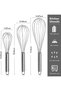 Stainless Steel Balloon Whisk - Egg Frother, Milk Beater, Kitchen Utensil For Blending Whisking Beating Mixing Whipping & Stirring - 12 Inch. - 8