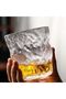 Crystal Drinking Glasses 4pc Set - 10oz Drinking Glassware Can Shaped Clear Glass Cups, Water Glasses Cup - 4