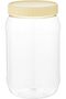 Alsaqer Round SpiceJar/Pet Jar/Plastic Round Food Storage Jar 1500 ml Capacity