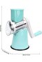 Manual Roller Multifunctional Rotary Vegetable Slicer Manual Slicer Vegetable Slicer Meat Grinder C - 7