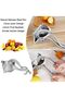 Qilian Aluminium Fruit Press Manual Juicer (pack of 1) (Silver) - 6