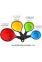 Collapsible Silicone Measuring Cups Set,4 Pieces,Portable Food Grade Measurement Cups for Baking and Cooking - 6