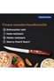 Polywood Stainless Steel Fruit Knife/,10.1cm/4" | Wavy/Serrated Edge Knife | Treated Brazilian Polywood Handle | Impact Resistant | Heat Resistant |Dishwasher Safe | 5 Year * - 5