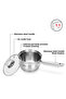 Saucepan Felina 14cm/1.1LTR With Lid Stainless Steel - 2