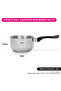 Saucepan 16cm/0.95LTR Double Wall Bain-Marie Without Lid Stainless Steel - 4