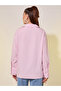 Solid Oversized Spread Collar Shirt - 4