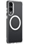 Amazing Thing Minimal MAG for Samsung Galaxy S25 EDGE Case Cover compatible with MagSafe - Clear - 3