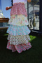 Women's Multicolor Premium Layered High Waist Skirt