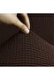 High Stretch 2 Seater Sofa Cover 140-175cm Size Brown - 3