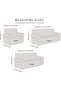 7 Seater Sofa Cover Set 3211 Slipcover Freesize Grey - 2