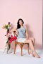 Anti-Pilling Fabric Summer Suspender Women's Shorts Set - 2