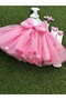 Girl's Tutu Skirt Set with Pompom - 4