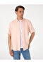 Powder Comfort Fit 100% Linen Short Sleeve Shirt 50317354-Vr042 - 3