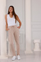 Nevrur Stitched Waist Elastic Bag Pocket Pants - 3