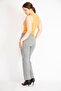 Women's Gray Large Size 5 Pocket Jeans 65n36396 - 8