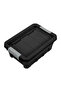 Latch Closure Rectangular Stacker Storage Tote 4 Gal - 2