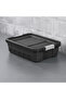 Latch Closure Rectangular Stacker Storage Tote 10 Gal - 5