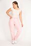 Women's Pink Large Size 5 Pockets Lycra Free Jeans 65n36037 - 3