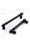 Furniture Drawer Metal Handle Kitchen Wardrobe Cabinet Door Handles Handle Handle 192 mm 192 cm Black - 2